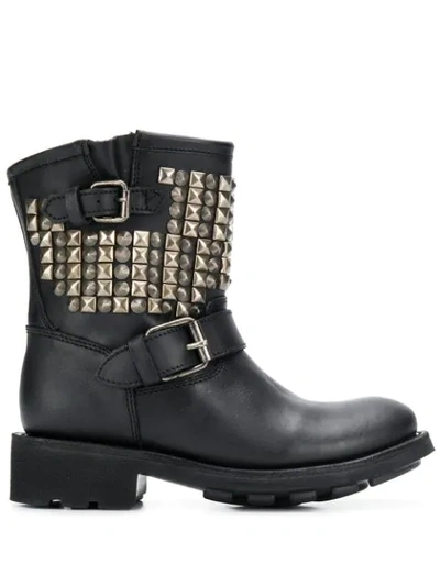 Shop Ash Tennesse Boots In Black
