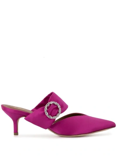 Shop Malone Souliers Maite Crystal Mules In Purple