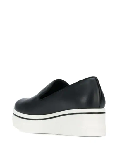 Shop Stella Mccartney Slip-on Platform Sneakers In Black