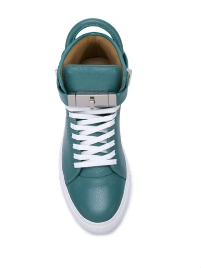 Shop Buscemi 100mm Sneakers In Green