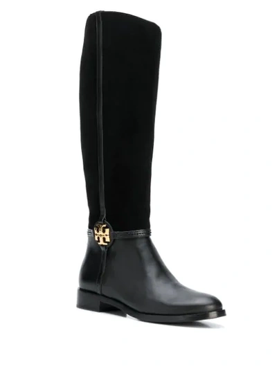 Shop Tory Burch Miller Knee-high Boots In Black