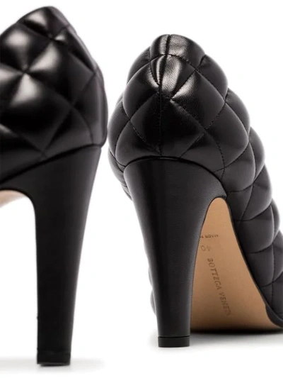 Shop Bottega Veneta 90mm Quilted Pumps In Black