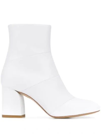 Shop Christian Wijnants Abbas Ankle Boots In White