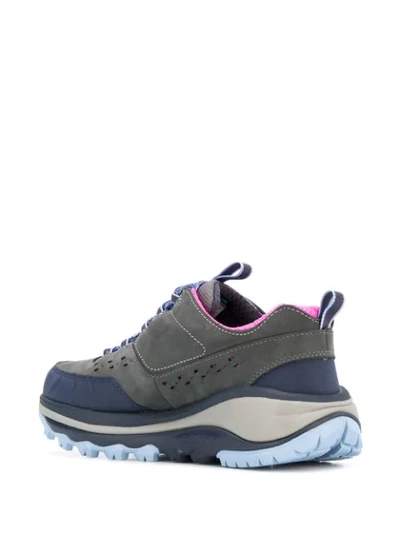 Shop Hoka One One Panelled Sneakers In Grey