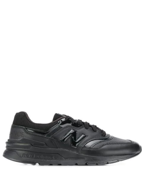 new balance 997 black leather