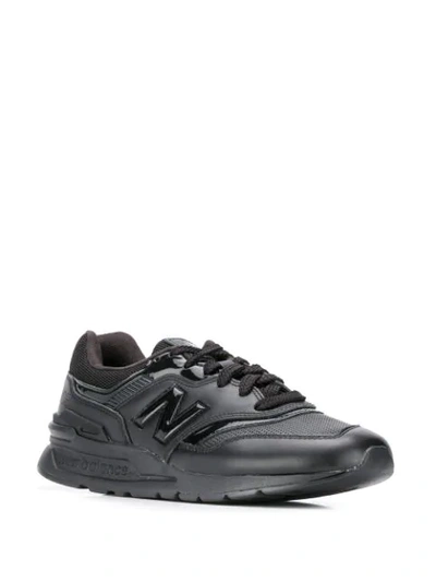 Shop New Balance 'cw 997' Sneakers In Black