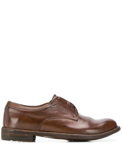 Shop Officine Creative Lexicon Derby Shoes In Brown