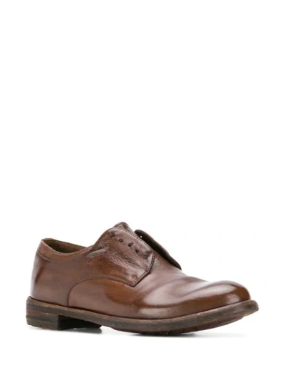 Shop Officine Creative Lexicon Derby Shoes In Brown