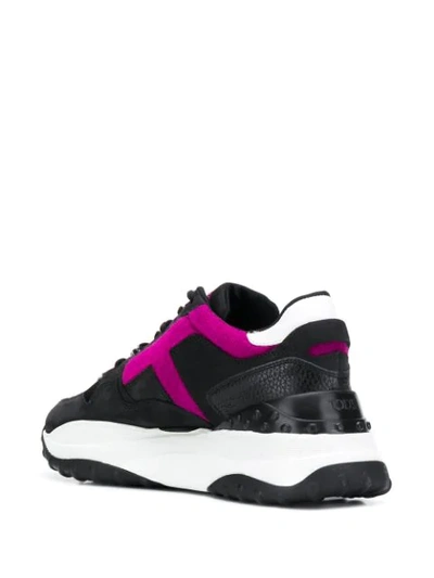 Shop Tod's Low-top Chunky Sneakers In Black