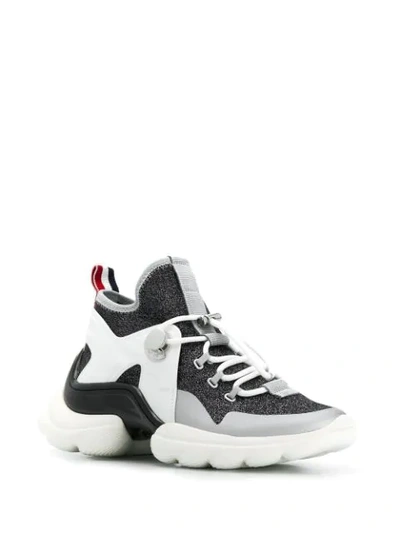 PANELLED HIGH-TOP SNEAKERS