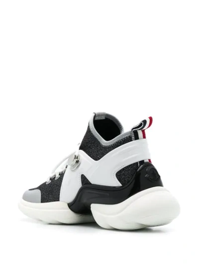 PANELLED HIGH-TOP SNEAKERS