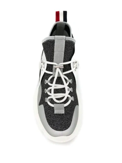 PANELLED HIGH-TOP SNEAKERS