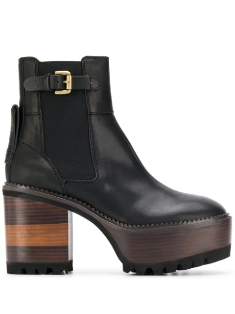 see by chloe platform boots