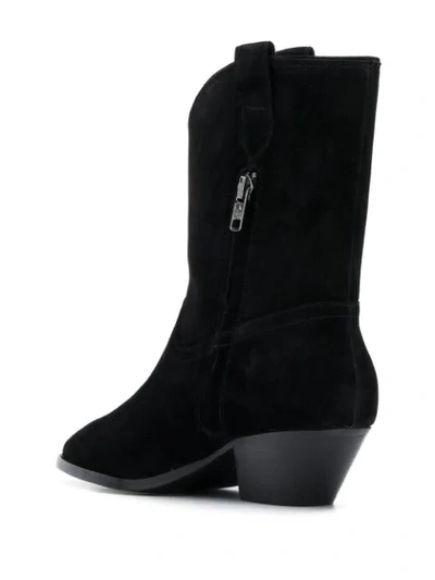 Shop Ash Foxy Mid-calf Boots In Black