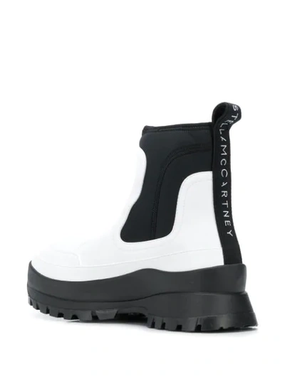 Shop Stella Mccartney Utility Ankle Boots In White
