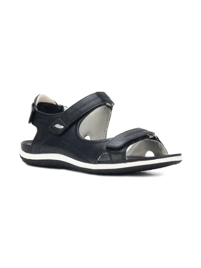 Geox Vega Sandals In Black