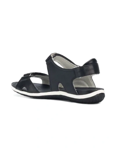Geox Vega Sandals In Black