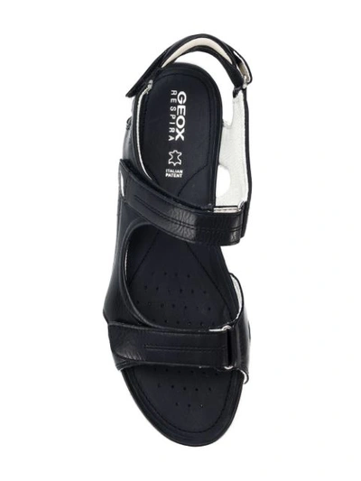 Geox Vega Sandals In Black