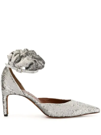 Shop Altuzarra George 70mm Pumps In Silver