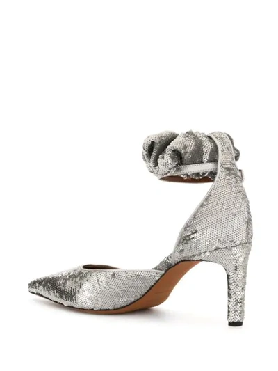 Shop Altuzarra George 70mm Pumps In Silver