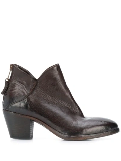 Shop Elena Iachi Giorgia Ankle Boots In Brown