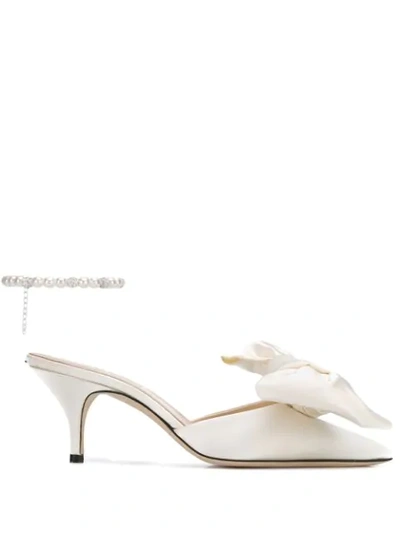 Shop Magda Butrym China 80mm Mules In White