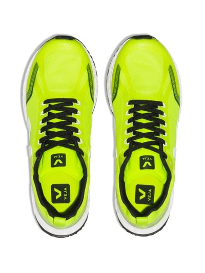 Shop Veja Condor Low Top Sneakers In Yellow