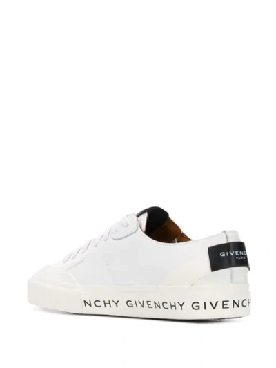 Shop Givenchy Patch Logo Sneakers In White