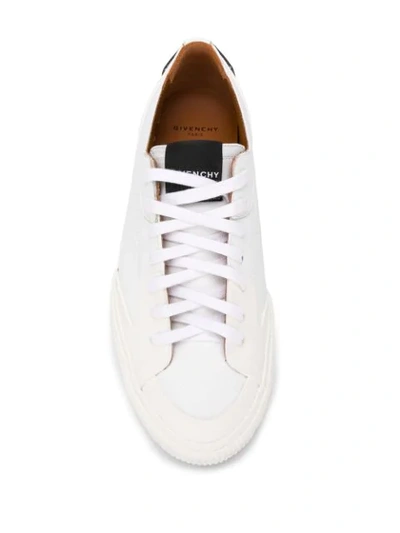 Shop Givenchy Patch Logo Sneakers In White