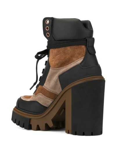 Shop Dolce & Gabbana Trekking Boots In Brown