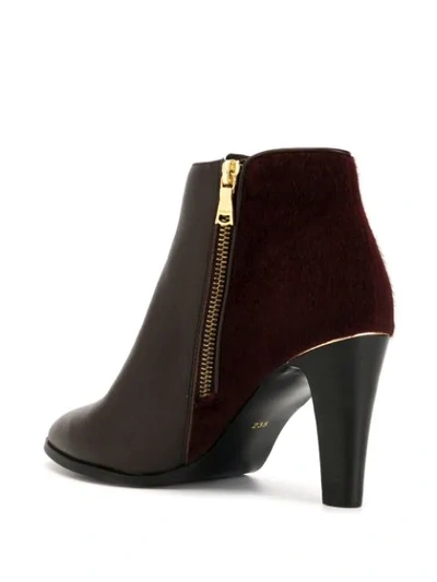 Shop Loveless High Heel Ankle Boots In Brown