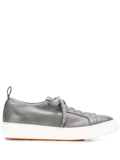 Shop Santoni Klassische Sneakers In Grey