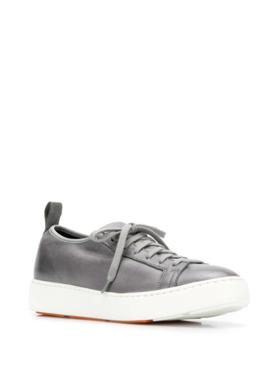 Shop Santoni Klassische Sneakers In Grey