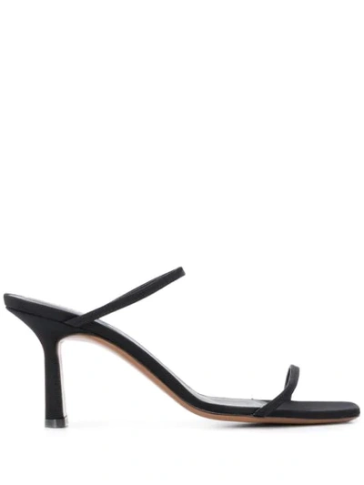 Shop Neous Open-toe Strap Sandals In Black