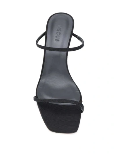Shop Neous Open-toe Strap Sandals In Black