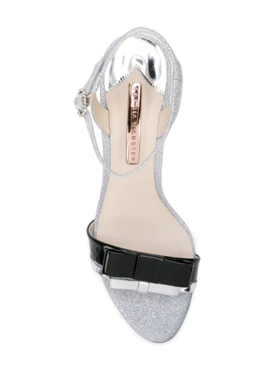 Shop Sophia Webster Slingback-sandalen In Silver