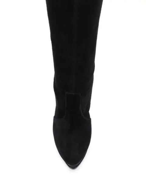 casadei over the knee platform boots