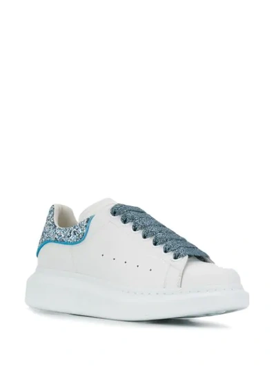 Shop Alexander Mcqueen Oversized Sole Sneakers In White