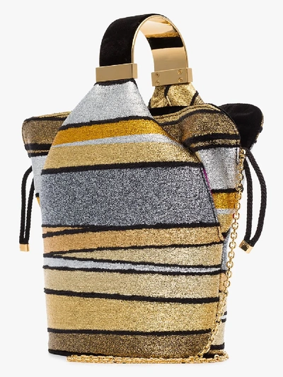 Shop Bienen-davis 'kit' Beuteltasche In Gold