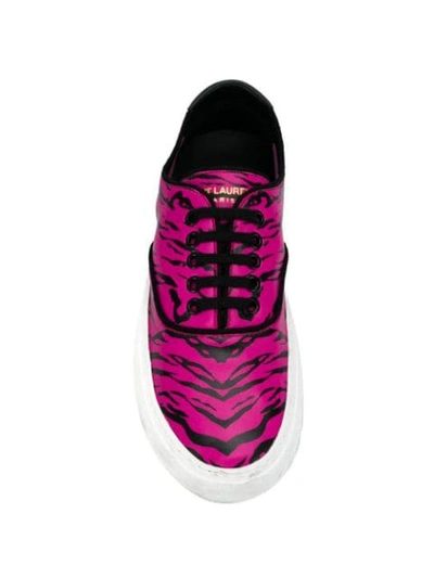 Shop Saint Laurent Venice Low-top Sneakers In Pink