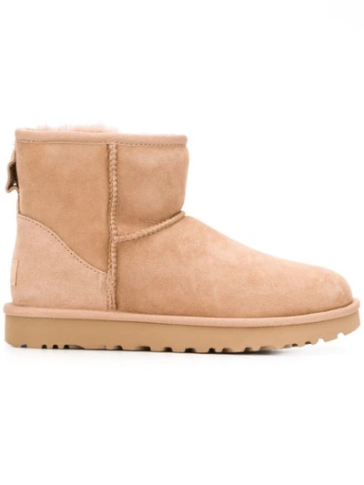 Shop Ugg Suede Mid-calf Boots In Brown