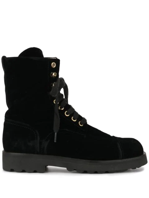 black chanel ankle boots