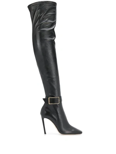 Shop Jimmy Choo Takara 100 Boots In Black