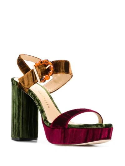 Shop Chloe Gosselin Tori Platform Sandals In Brown