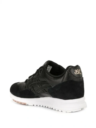 Shop Asics Gel Saga Croc Embossed Sneakers In Black