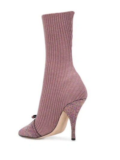 Shop Marco De Vincenzo Sock-style Pumps In Pink