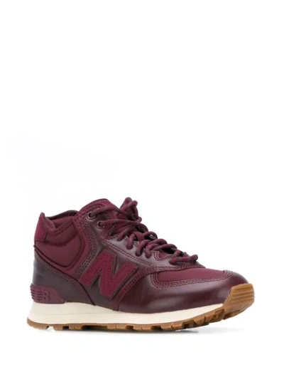 Shop New Balance Wh574 Sneakers In Purple