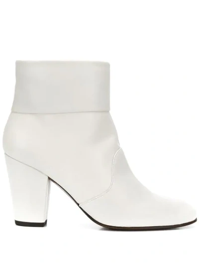 Shop Chie Mihara Ebro Ankle Boots In White