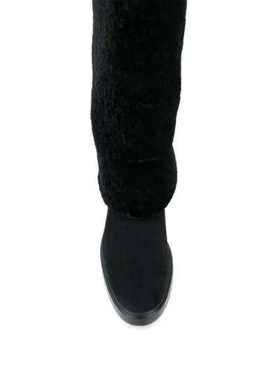Shop Stuart Weitzman Luiza Knee High Boots In Black