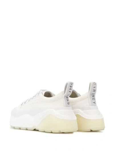 Shop Stella Mccartney Eclypse Lace-up Sneakers In White